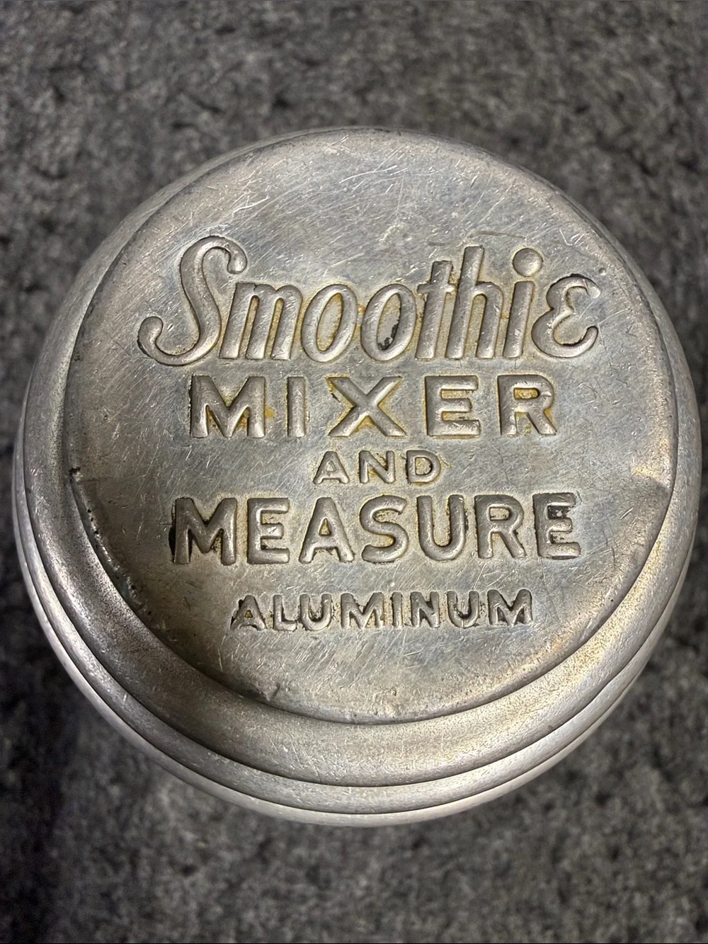 Aluminum Smoothie Mixer & Measuring Cup - Silver
